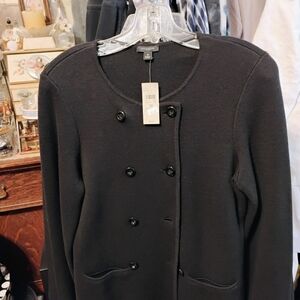Ann Taylor Black Knit Cardigan